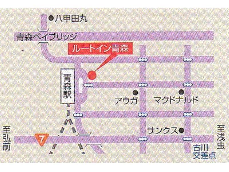 Hotel Route-Inn Aomori Ekimae Buitenkant foto